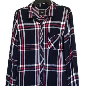 RAILS Plaid Shirt - Red & Blue - Size Small